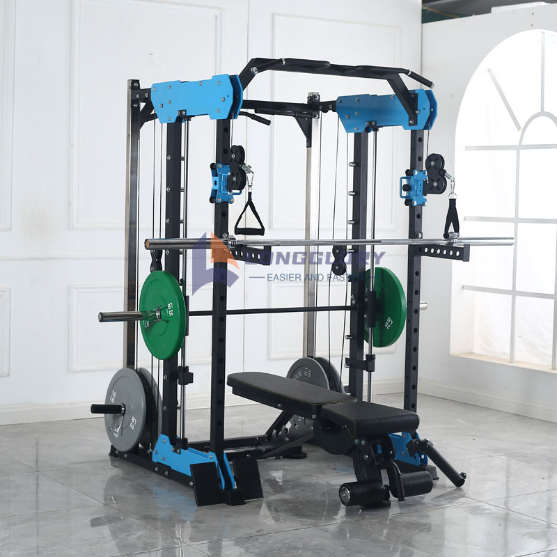 Otot apa sing bisa dadi sepur rak Squat Squat Mesin Smith?