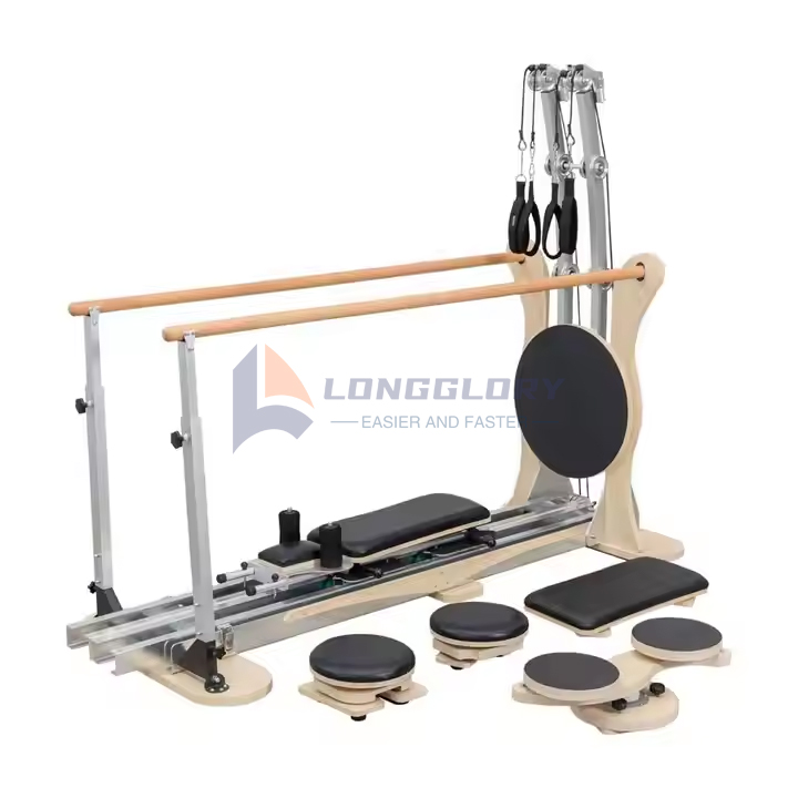 Menara Pilates Pilates Aluminium kanthi papan Langsung