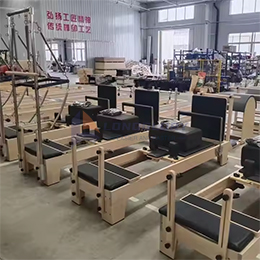 Yoga Studio High Quality Wood Maple Pilates Reformer Core Training Bed White Maple Wood Reformer Pilates Equipment